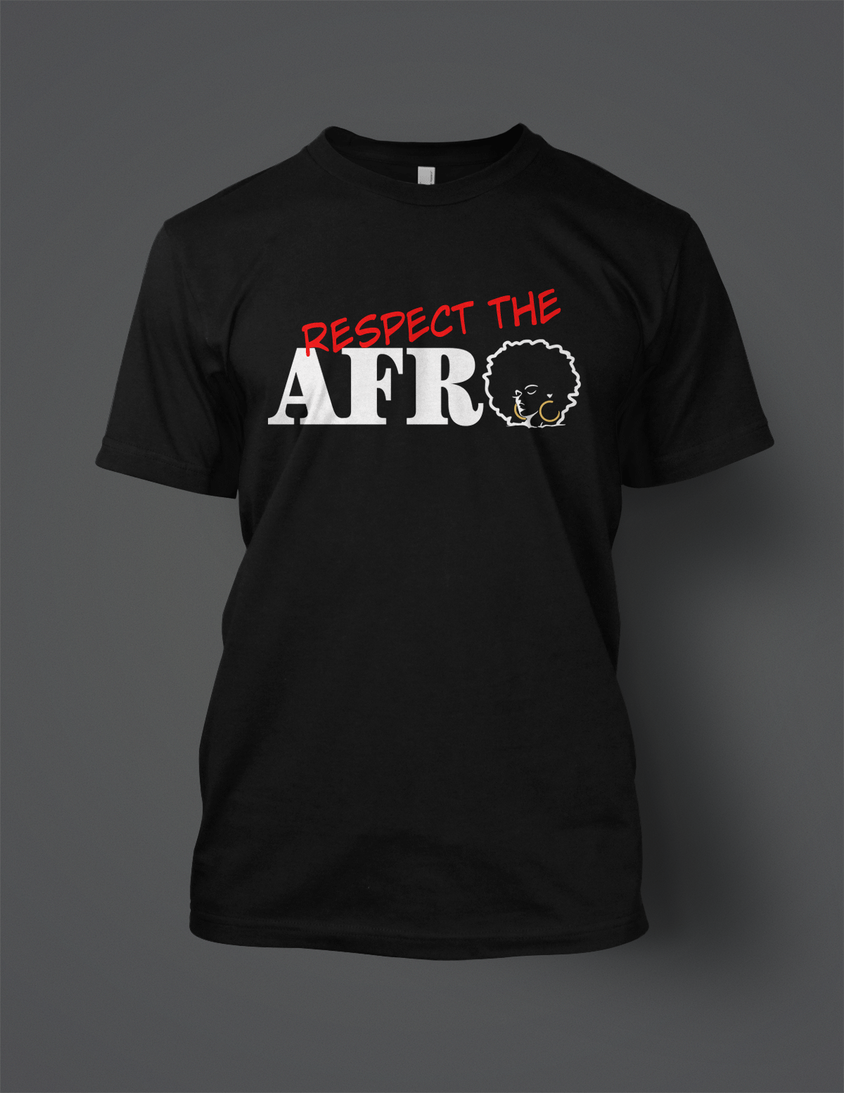 Black/Red “Respect” Tee