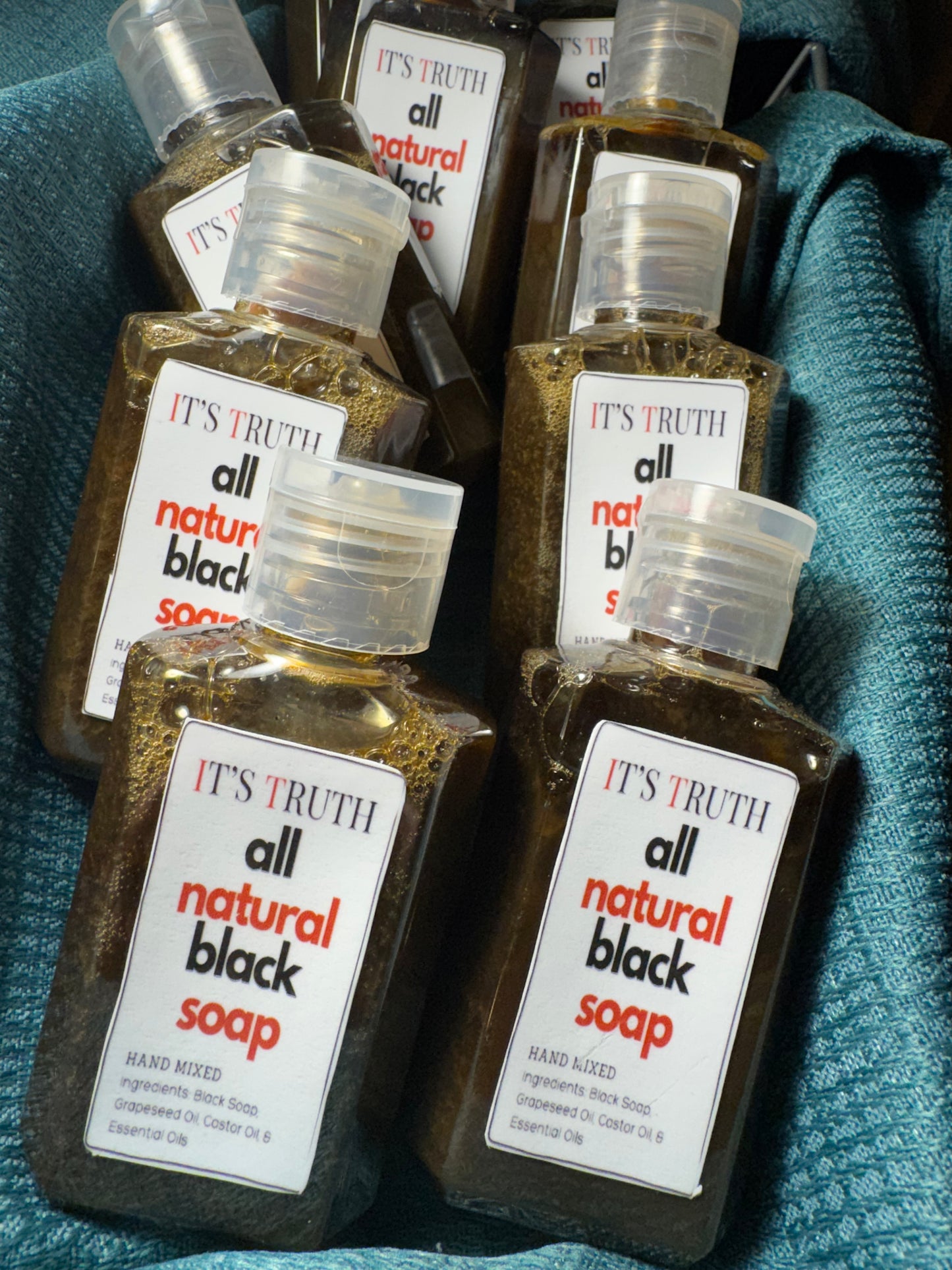 All Natural Black Soap - Liquid