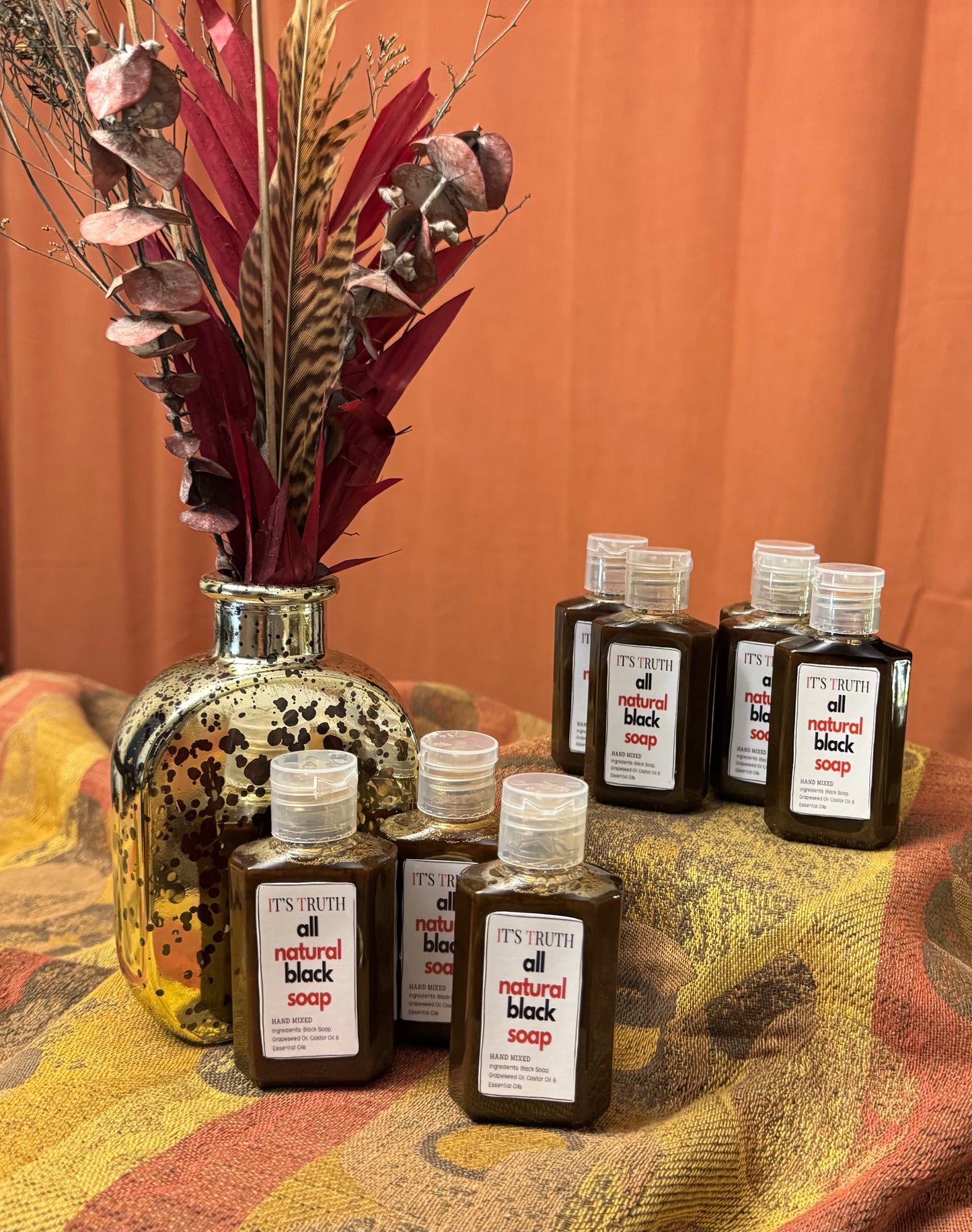 All Natural Black Soap - Liquid